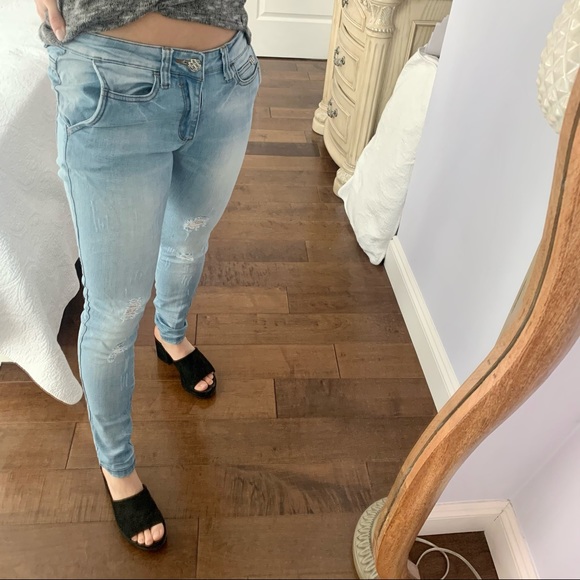 2 FOR $60 - Miss Sixty Light Wash Jeans - Picture 2 of 6